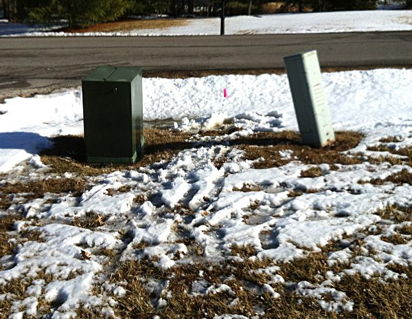 private property utility easement